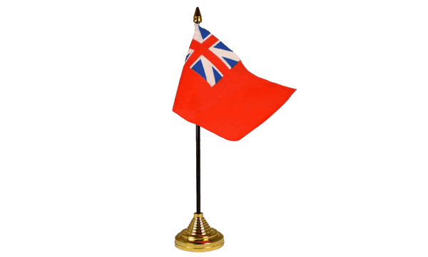 Red Ensign Colonial Table Flags